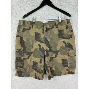 Field & Stream Shorts Mens 38 Camo Camouflage Cargo Ripstop Outdoor Hunting Mens